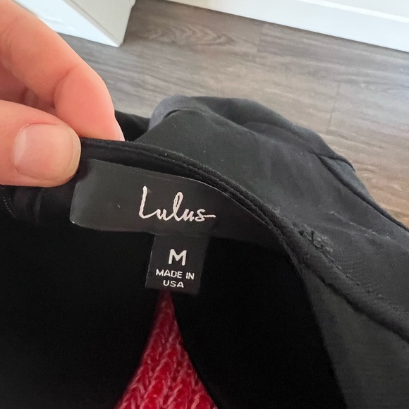 Lulu’s Black Bodycon Dress. Medium. - Picture 5 of 6